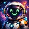 Vibrant abstract geometric avatar with various shapes and colors, suitable for a profile picture.